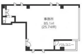 テトラビルディングの基準階図面