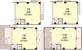 MANA表参道ビルの基準階図面