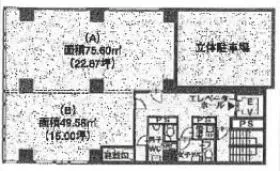 ストーク大通ビルの基準階図面