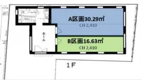 KIZASU神宮前ビルの基準階図面