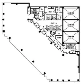NCO札幌ビルの基準階図面