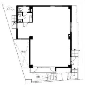 Ebisu Azumaビルの基準階図面