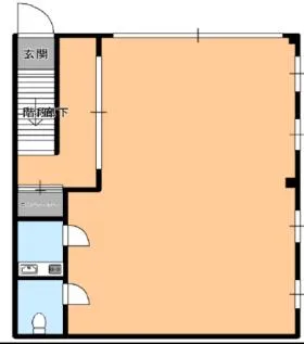 康楽ビルの基準階図面