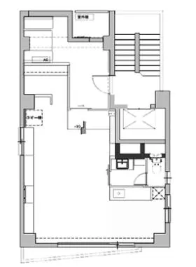 赤坂エムアイの基準階図面