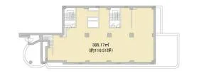 神南プラザビルの基準階図面