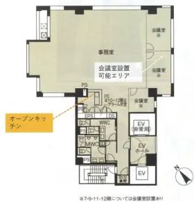 CIRCLES新橋の基準階図面