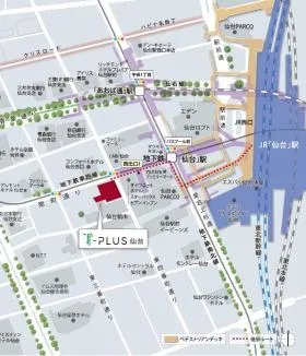 T-PLUS仙台ビルの外観