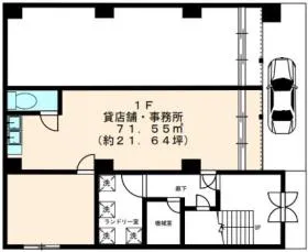 寿町ビルの基準階図面