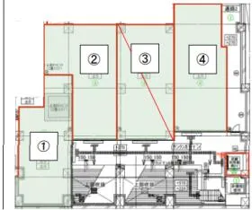S-LINKS渋谷の基準階図面