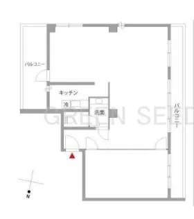 北青山ホームズビルの基準階図面