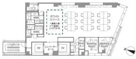 Bizflex神田の基準階図面
