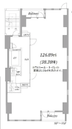 秋葉原STNフロントの基準階図面