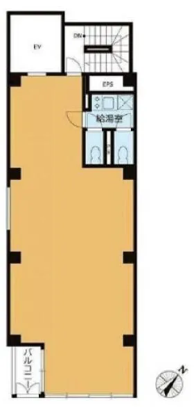 VORT銀座イーストⅢビルの基準階図面