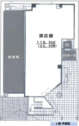 表参道IIDAビルの基準階図面