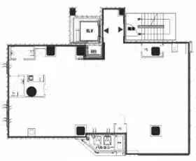 コレタス高田馬場ビルの基準階図面