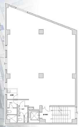 TRANS-SHIBUYA (大崎ビル)の基準階図面