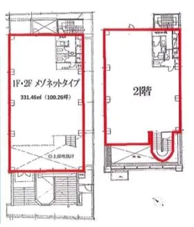 エムズ南青山ビルの基準階図面