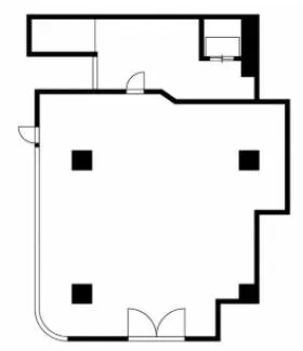 リーレ新宿ビルの基準階図面