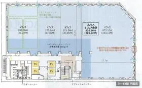 D-LIFEPLACE札幌ビルの基準階図面