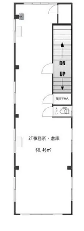 芝三第二ビルの基準階図面