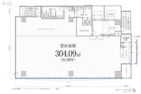 PMO池袋の基準階図面