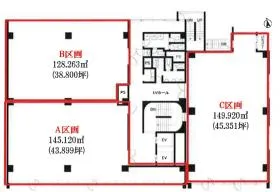 中野スプリングビルの基準階図面