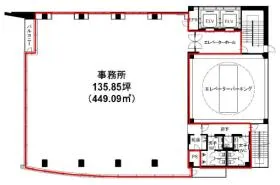 コーンズハウスⅡの基準階図面