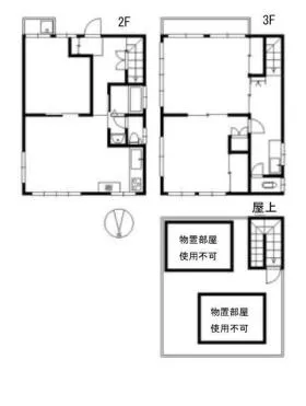 米川ビルの基準階図面