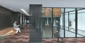 千駄ヶ谷センタービル建替計画の外観