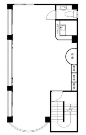 池田ビルの基準階図面