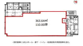NEWNO浅草ビルの基準階図面