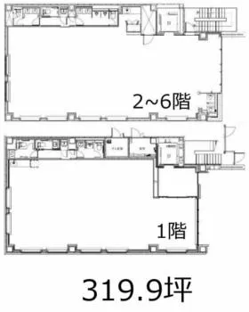 VORT渋谷east(旧クローバー渋谷)の基準階図面