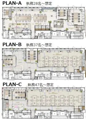 浜松町PREXの基準階図面