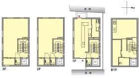 Kurashiba Bldgの基準階図面