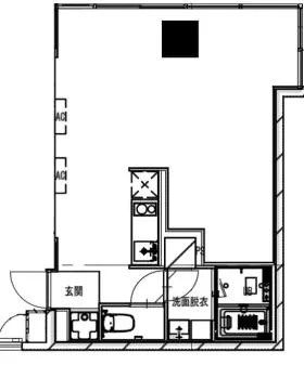 CABO ueharaビルの基準階図面