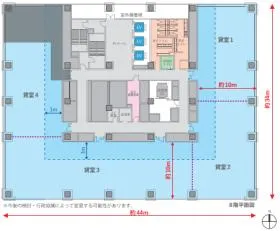 WTC annexの基準階図面