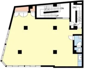 日商第2ビルの基準階図面