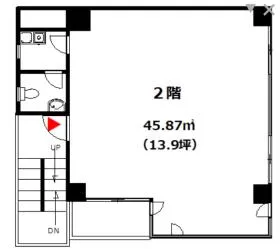 青山みゆきビルの基準階図面