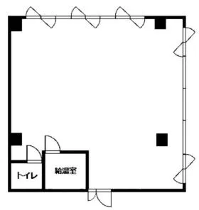 ロイヤル四谷ビルの基準階図面
