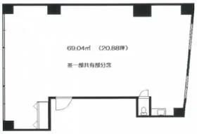 臨水ビルの基準階図面