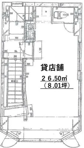 わかば表参道ビルの基準階図面