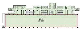 NBF大崎ビルの基準階図面