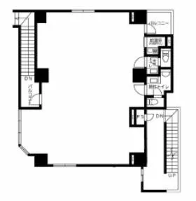水神櫻郷RESIDENCEビルの基準階図面