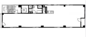 Floor and Walls Hacchoboriビルの基準階図面