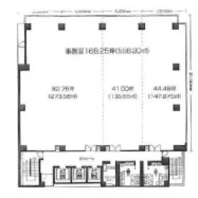 メイフィス名駅ビルの基準階図面