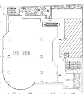 仙台東映プラザの基準階図面
