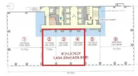 名古屋伏見Ｋフロンティアビル(名古屋伏見ケーフロンティアビル)の基準階図面