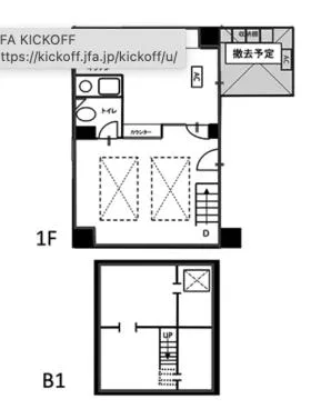 カーサ協和ビルの基準階図面