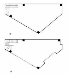 TYビルの基準階図面