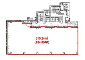 吉祥寺フコク生命ビルの基準階図面